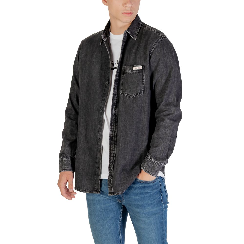 Calvin Klein Jeans Black Denim for Men side view