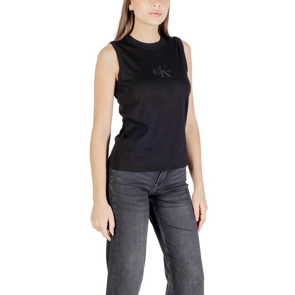 Calvin Klein Jeans Black T-Shirt for Women detail view
