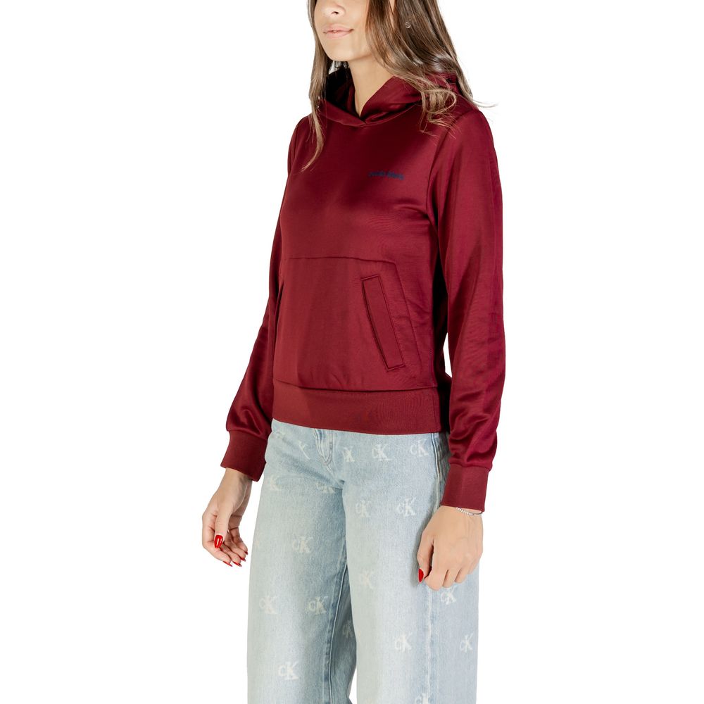 Calvin Klein Red Hoodie for Women side view