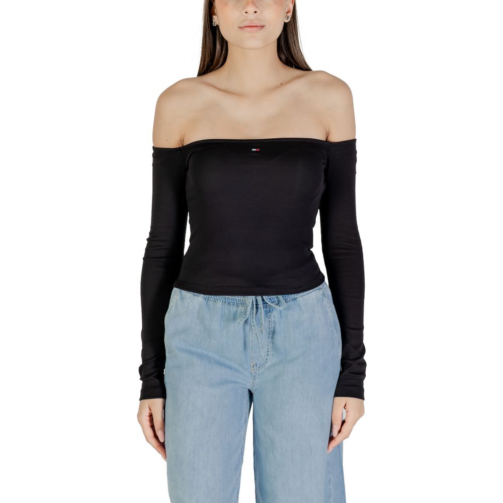 Tommy Hilfiger Jeans Black Long Sleeve T-Shirt for Women