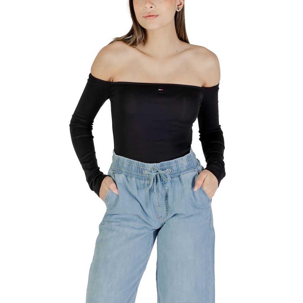 Tommy Hilfiger Jeans Black Long Sleeve T-Shirt for Women additional view