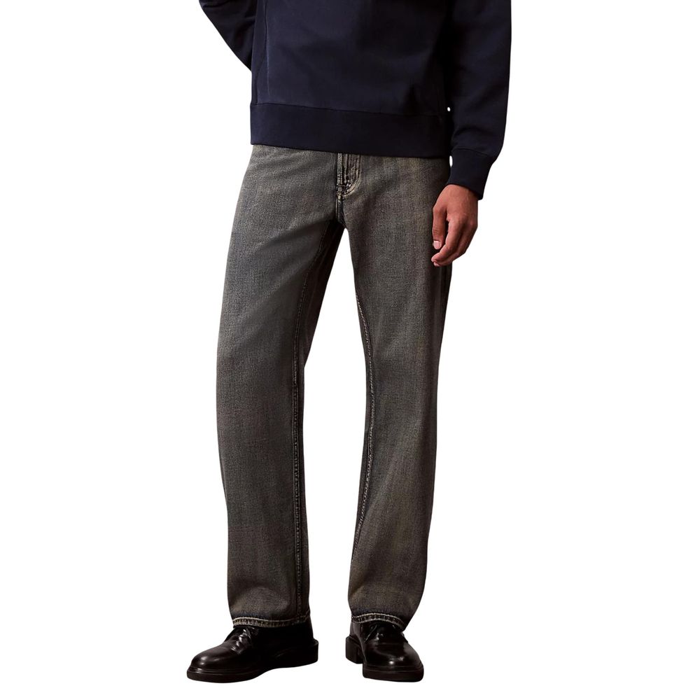 Calvin Klein Jeans Beige Relaxed Fit Jeans for Men