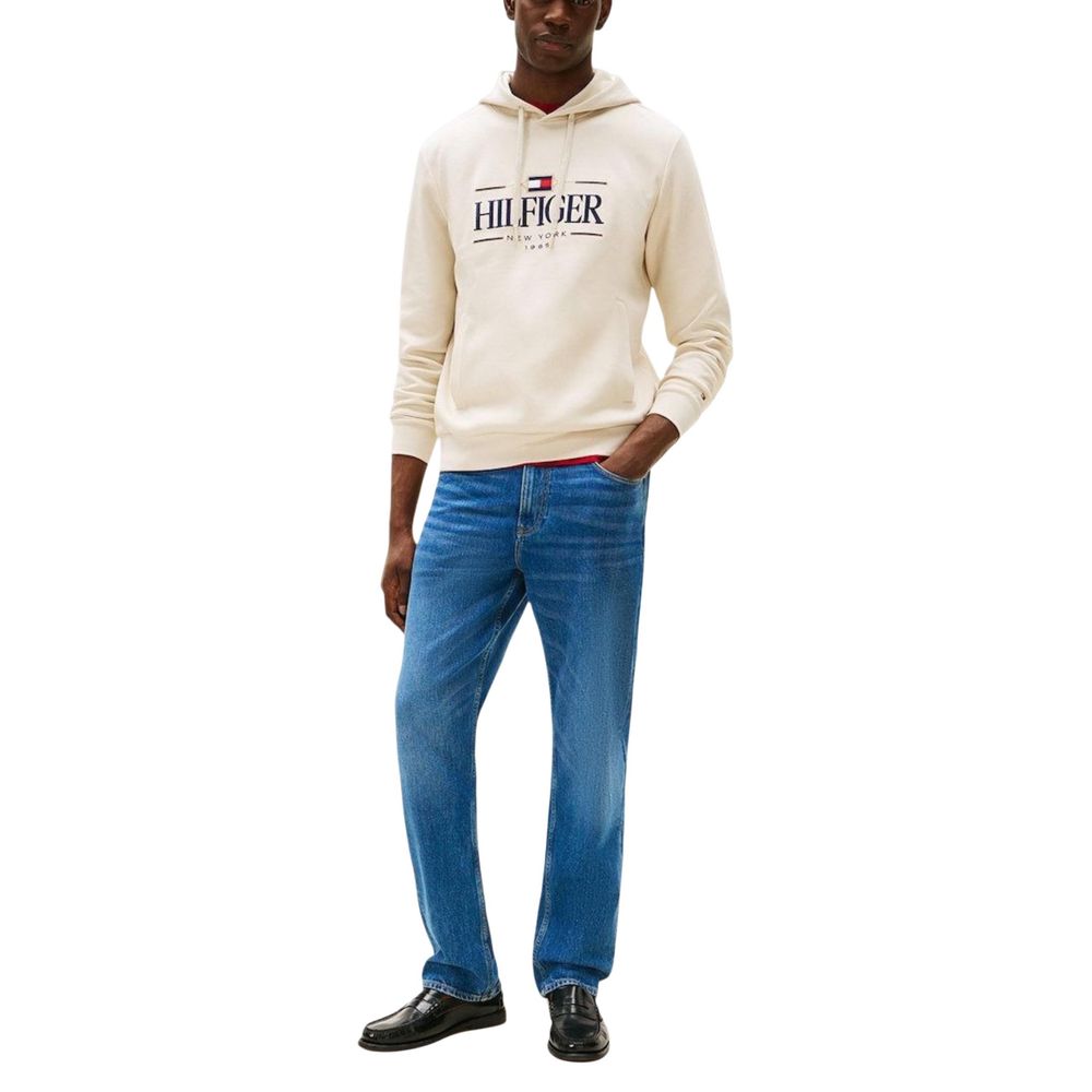 Tommy Hilfiger Beige Hoodie for Men detail view