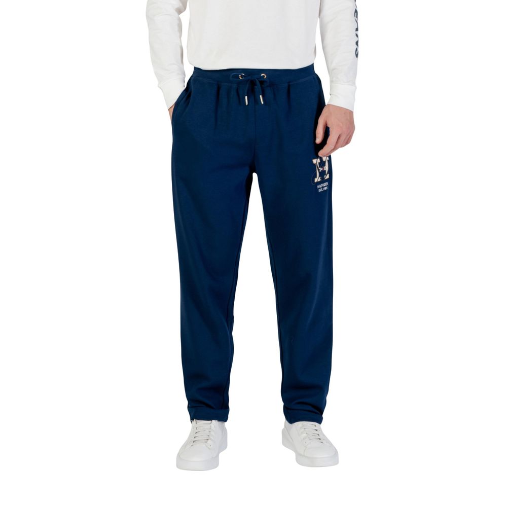 Tommy Hilfiger Blue Joggers for Men detail view