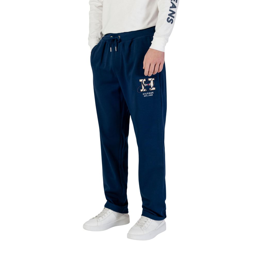 Tommy Hilfiger Blue Joggers for Men side view