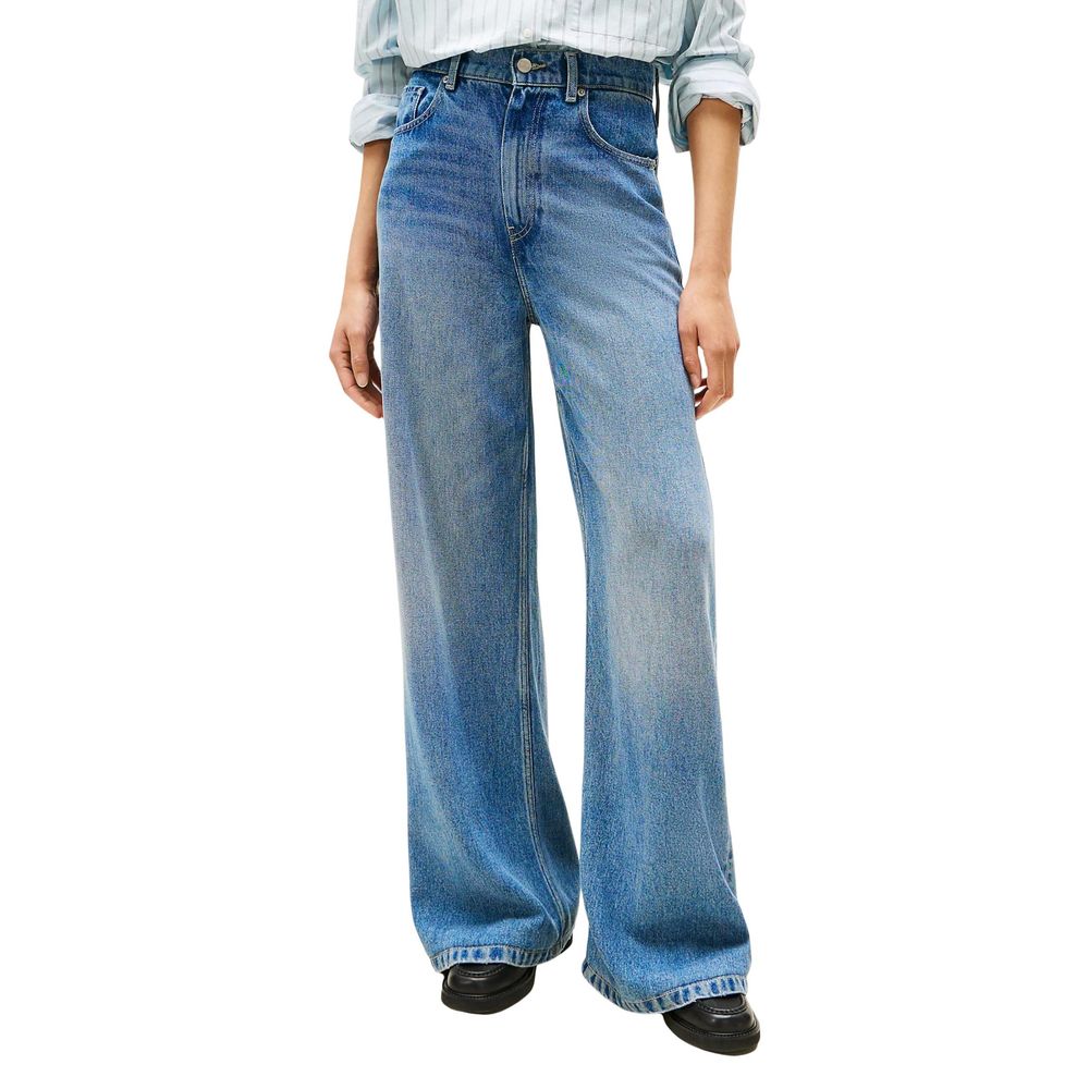 Jean bootcut Tommy Hilfiger en lyocell bleu