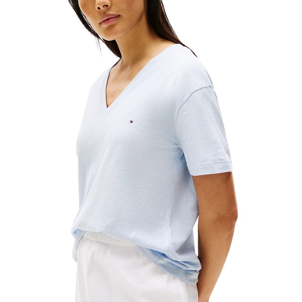 Tommy Hilfiger Blue T-Shirt for Women detail view