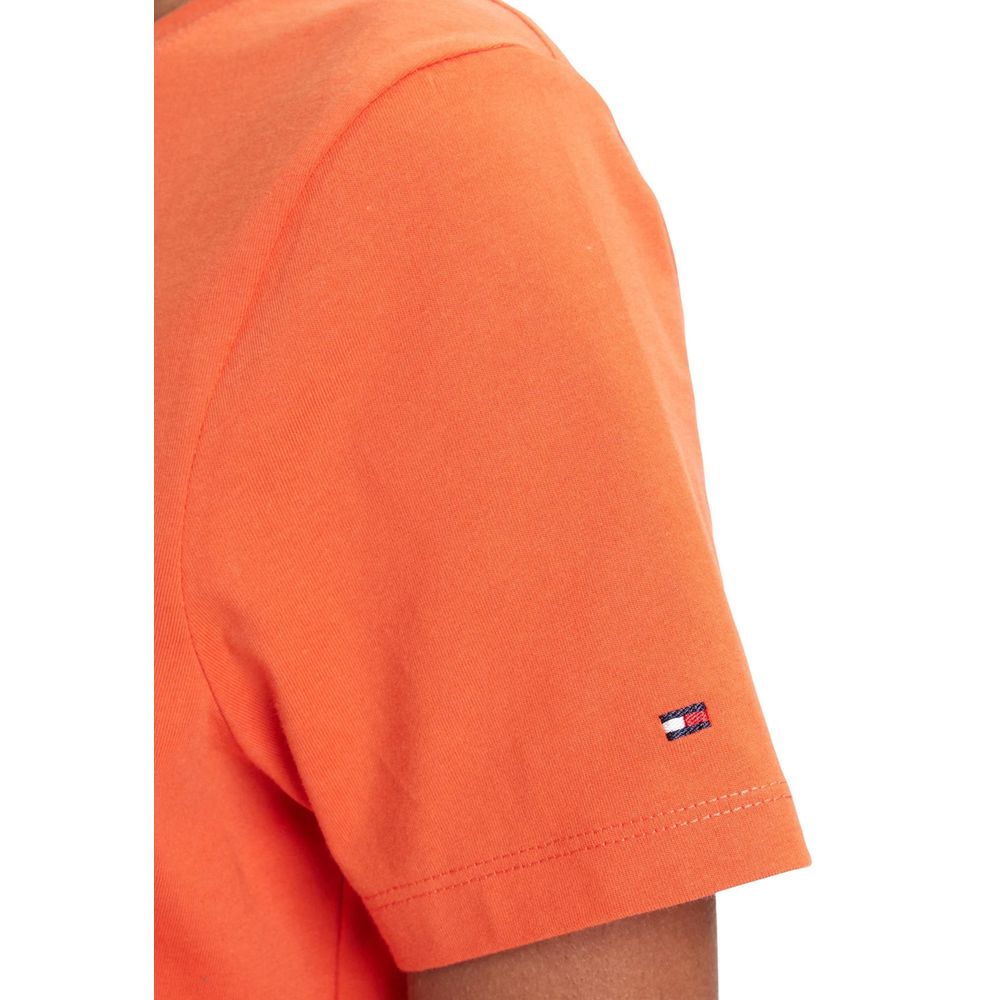 Tommy Hilfiger Orange T-Shirt for Women detail view