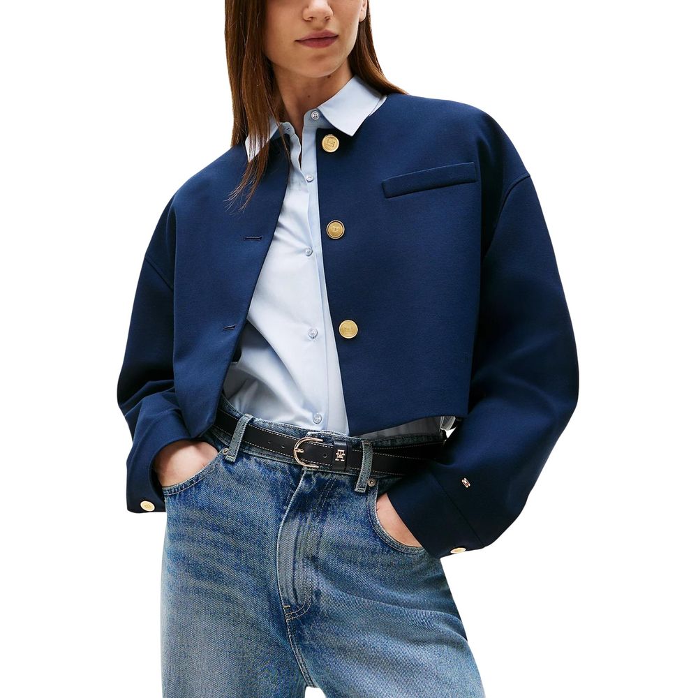 Tommy Hilfiger Blue Blazer for Women side view