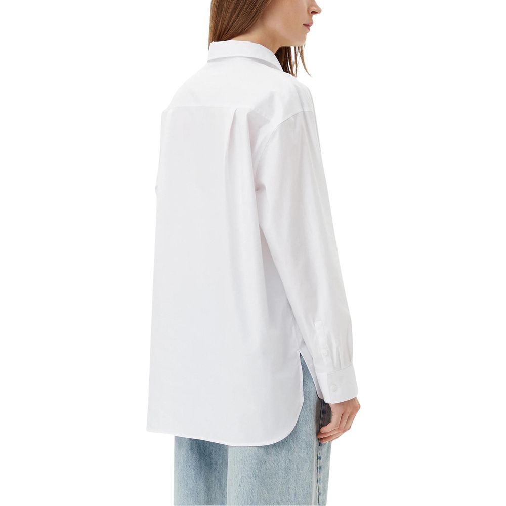Chemisier en coton blanc Calvin Klein Jeans