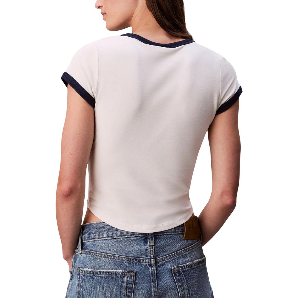 Débardeurs Calvin Klein Jeans en coton blanc