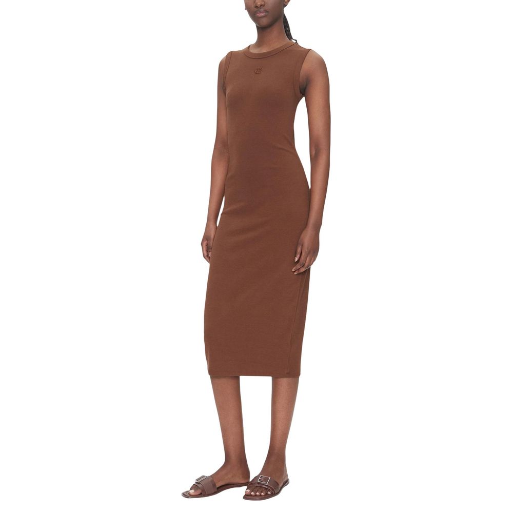 Calvin Klein Jeans Brown Long Dress for Women alternate view