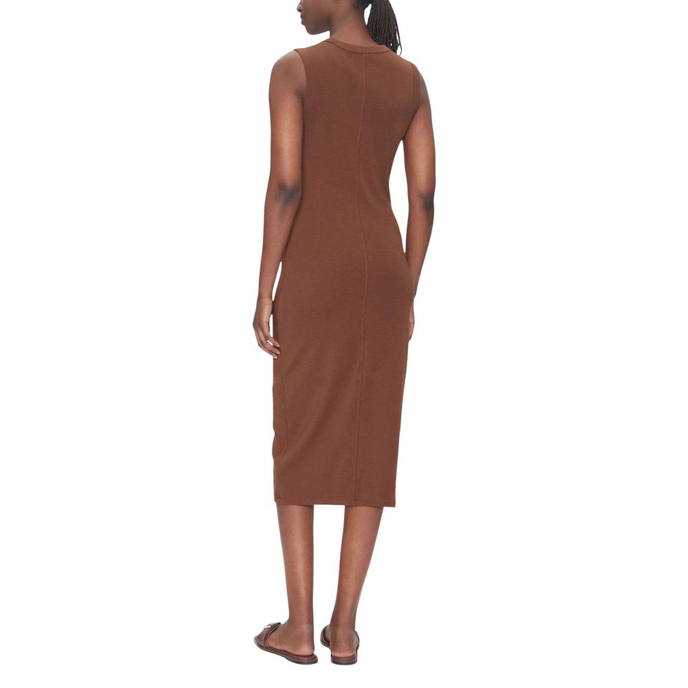 Calvin Klein Jeans Brown Long Dress for Women detail view