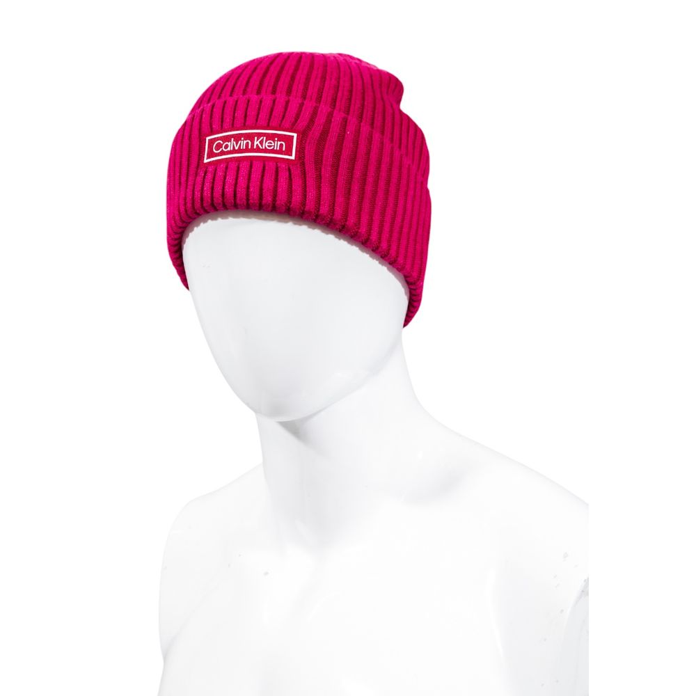 Calvin Klein Pink Baseball Cap for Men side view