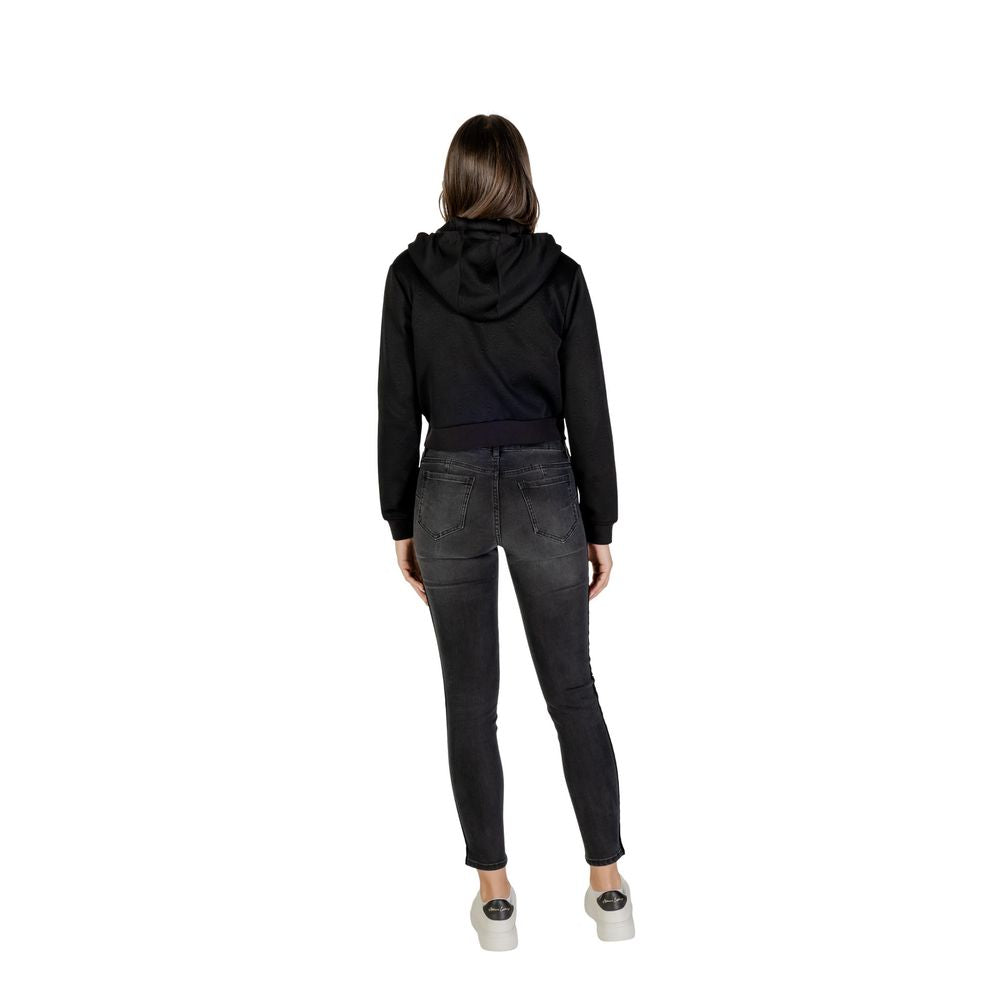 Guess Active Black Hoodie for Women side view