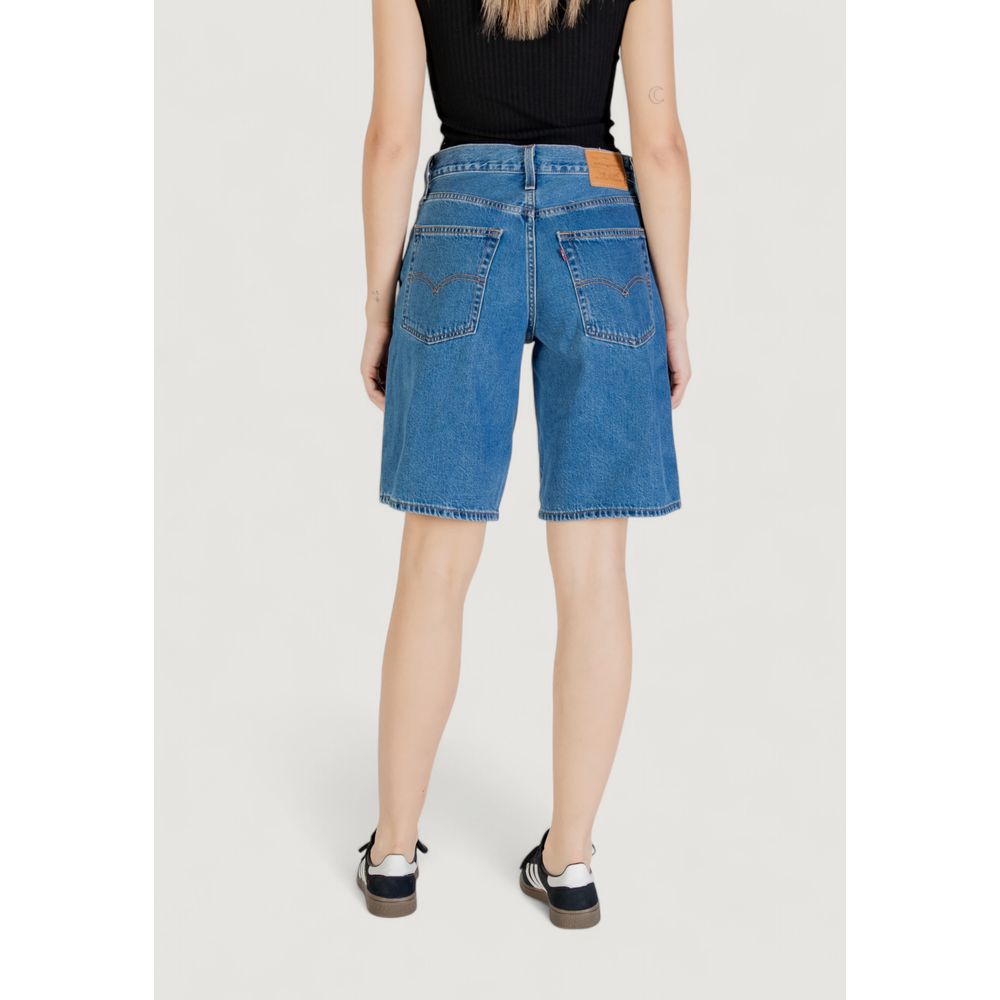 Levi's Blue Shorts for Women side view