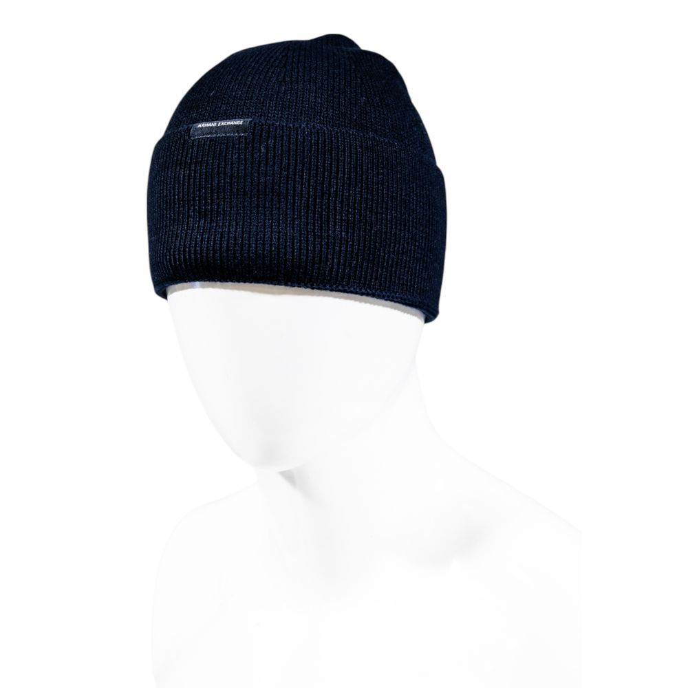 Armani Exchange Blue Baseball Cap for Men side view