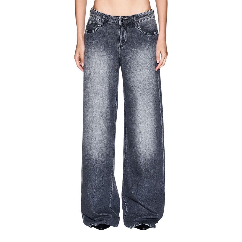 Armani Exchange Grey Relaxed Fit Jeans for Women