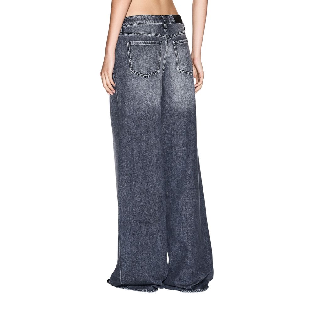 Armani Exchange Grey Relaxed Fit Jeans for Women alternate view