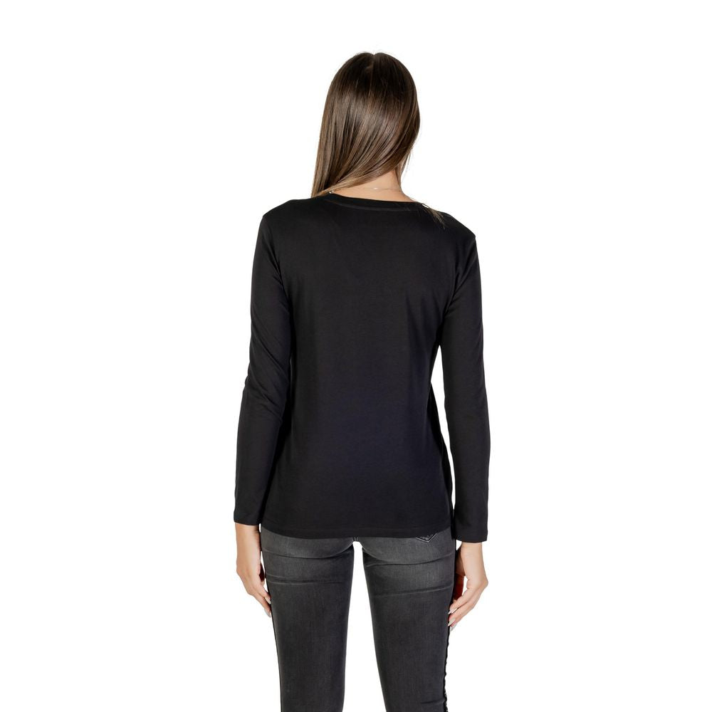 Armani Exchange Black Long Sleeve T-Shirt for Women additional view