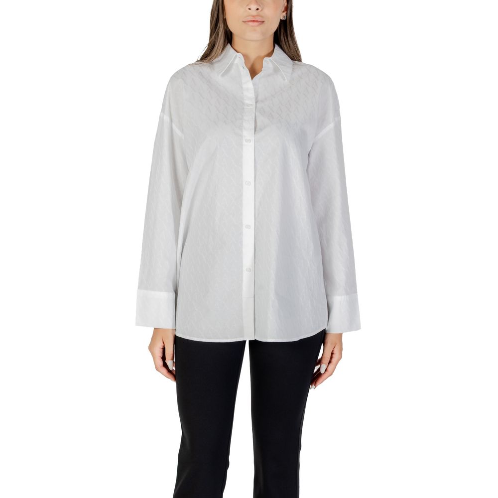 Chemisier blanc en coton Armani Exchange