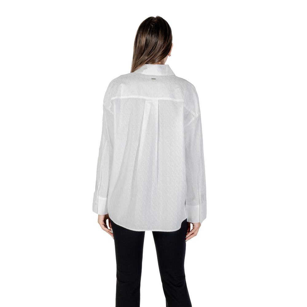 Chemisier blanc en coton Armani Exchange