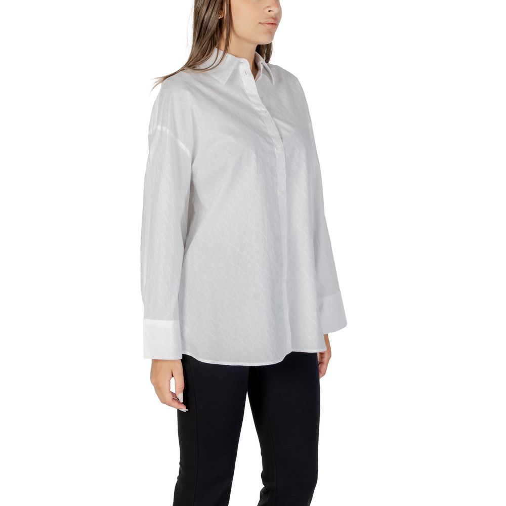Chemisier blanc en coton Armani Exchange