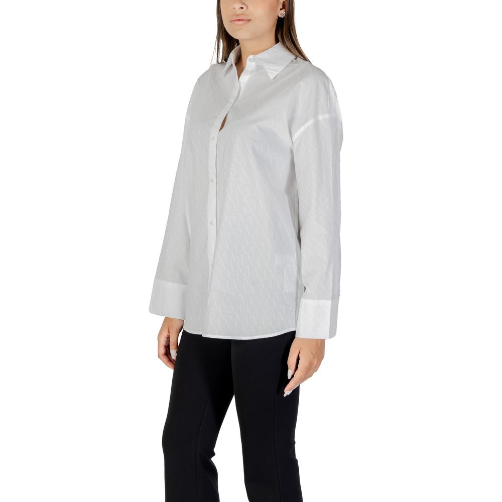 Chemisier blanc en coton Armani Exchange