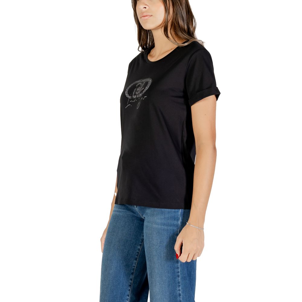 Liu Jo Black T-Shirt for Women side view