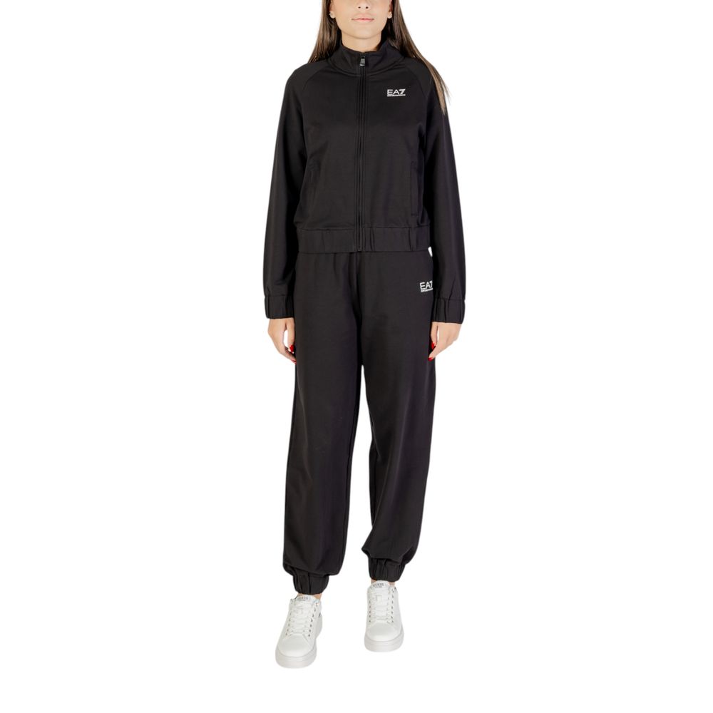 Survêtement EA7 Emporio Armani en coton noir