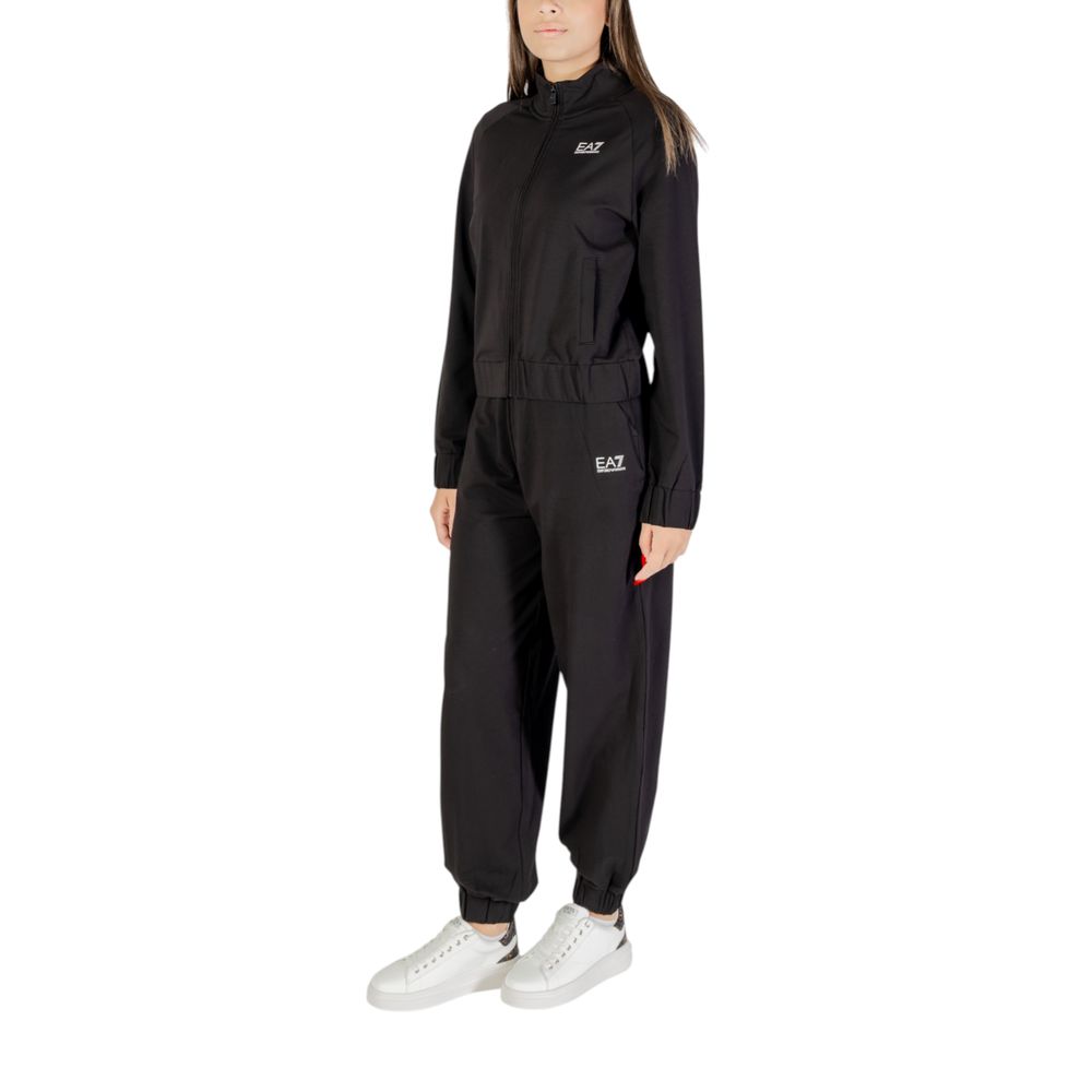 Survêtement EA7 Emporio Armani en coton noir