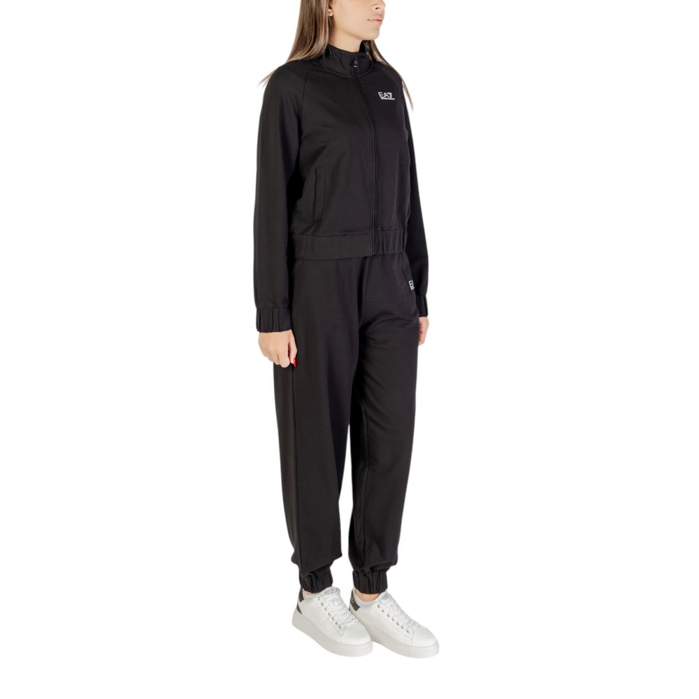 Survêtement EA7 Emporio Armani en coton noir