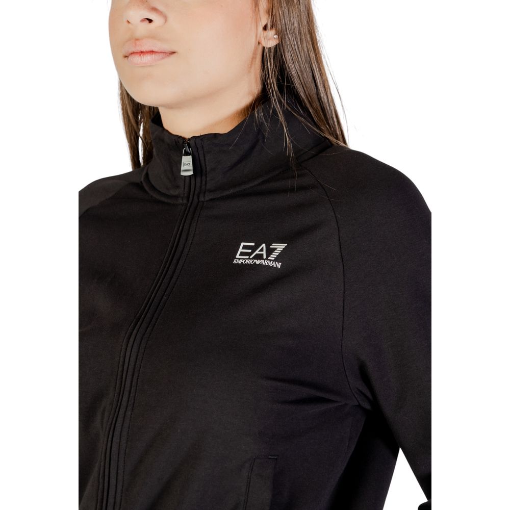 Survêtement EA7 Emporio Armani en coton noir