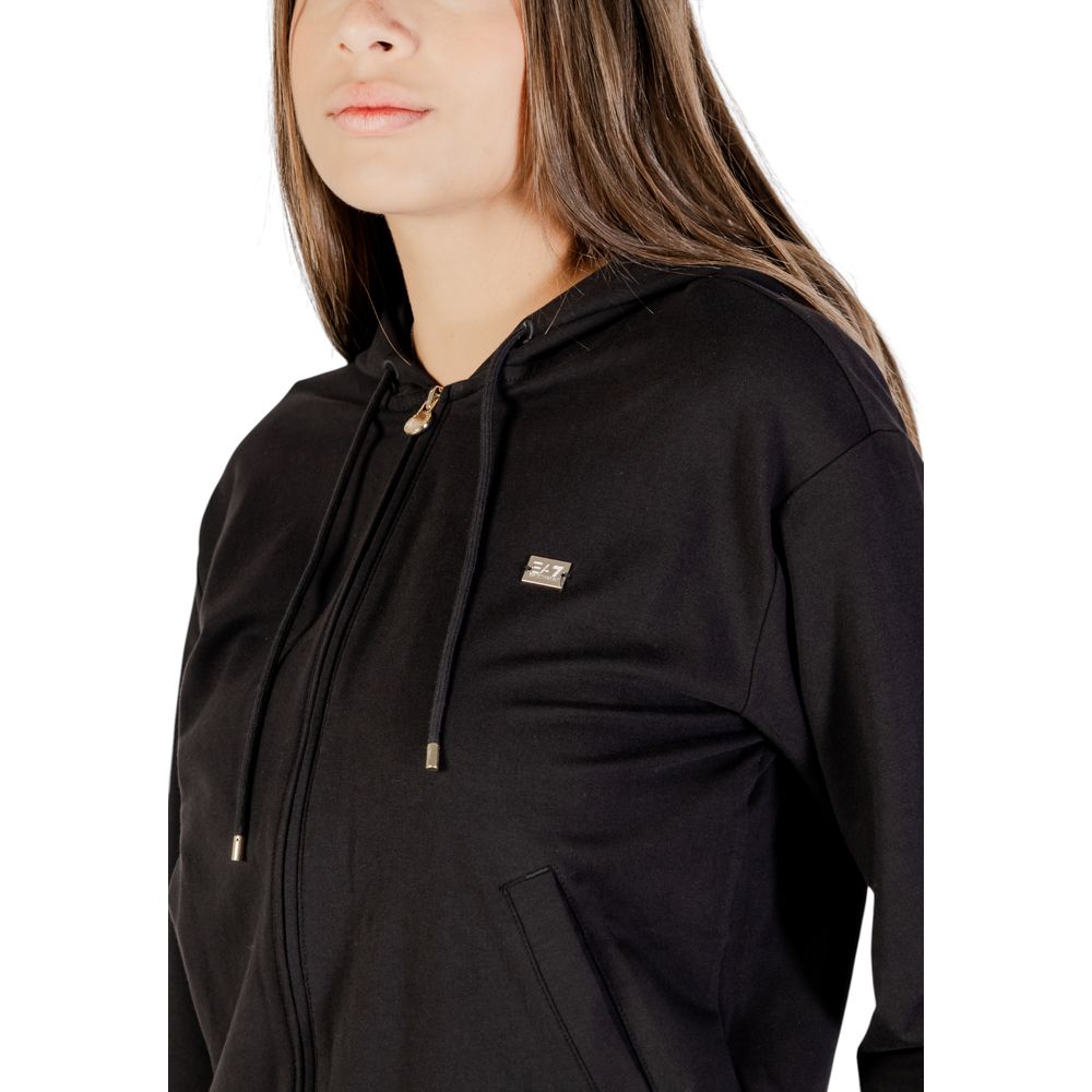 Survêtement EA7 Emporio Armani en coton noir