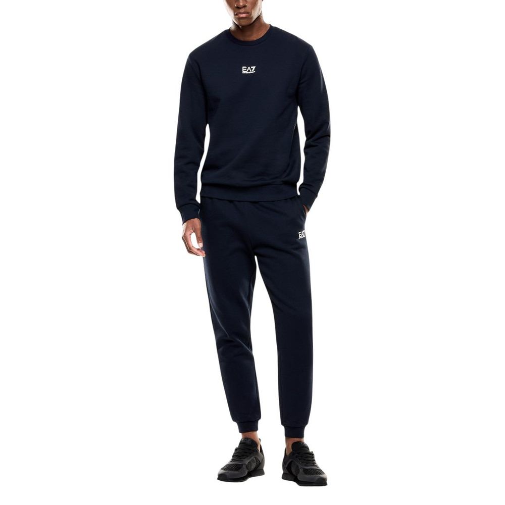 EA7 Emporio Armani Blue Sweatshirt for Men detail view