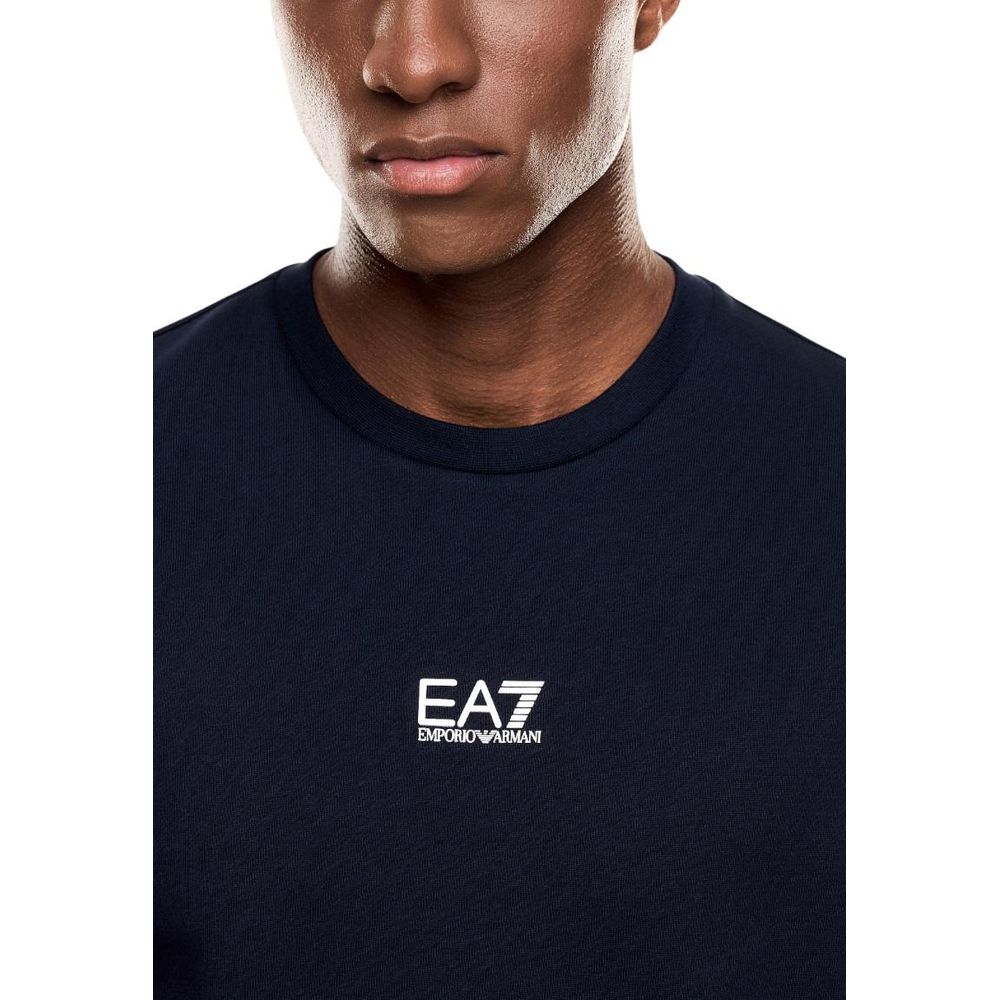 EA7 Emporio Armani Blue Sweatshirt for Men side view