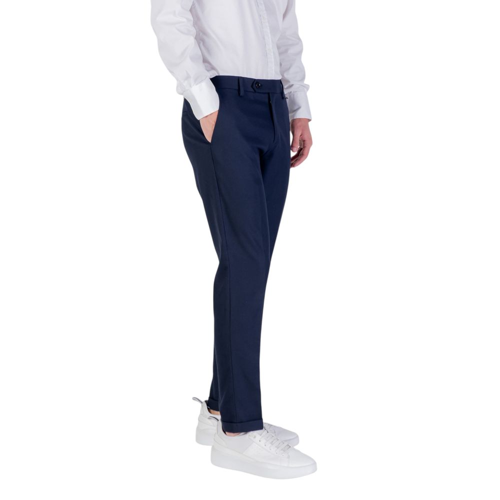 Antony Morato Blue Skinny Pants for Men detail view