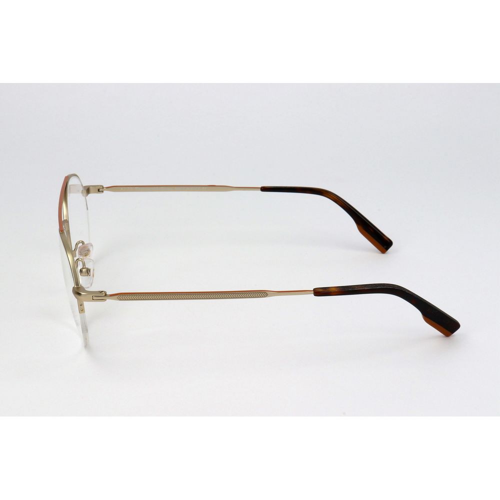 Ermenegildo Zegna Gold Glasses Frames for Men detail view