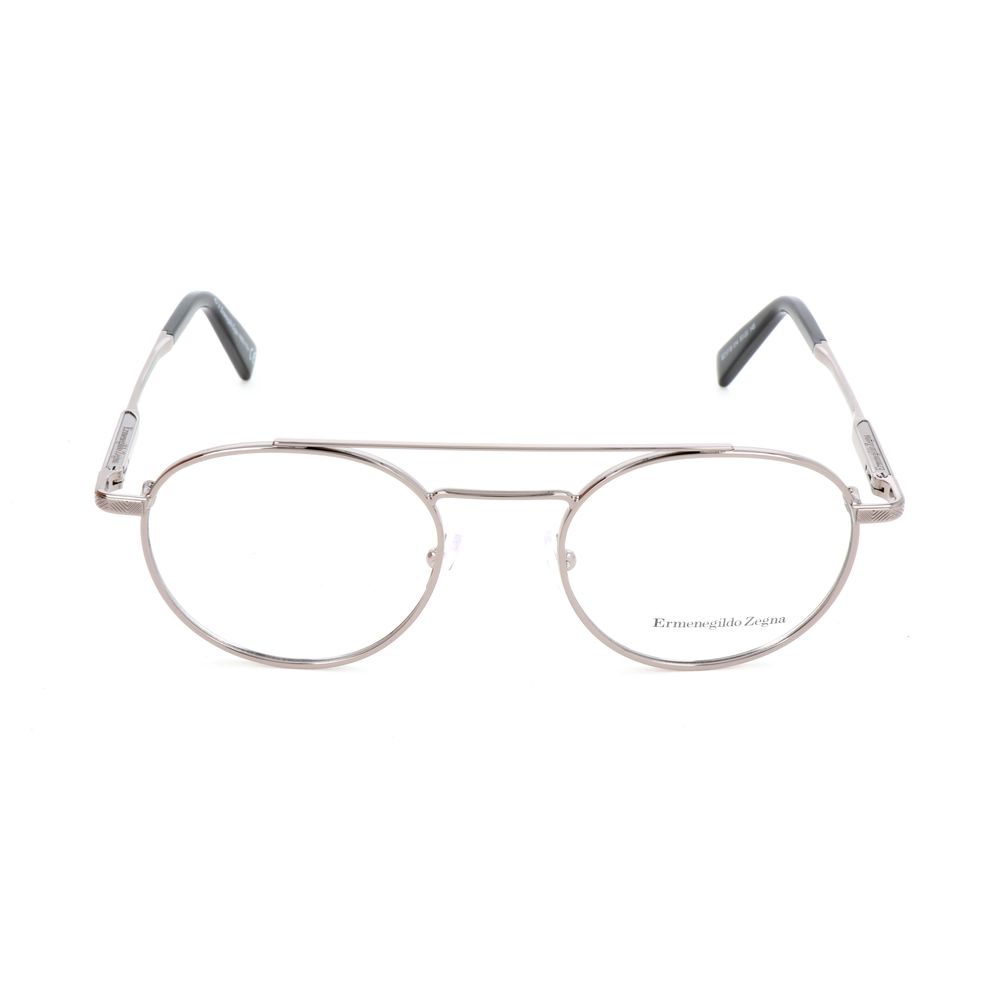 Ermenegildo Zegna Grey Glasses Frames for Men