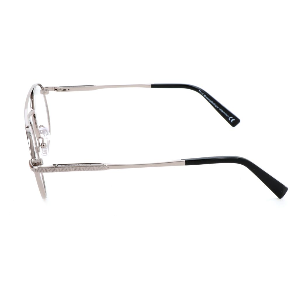 Ermenegildo Zegna Grey Glasses Frames for Men detail view