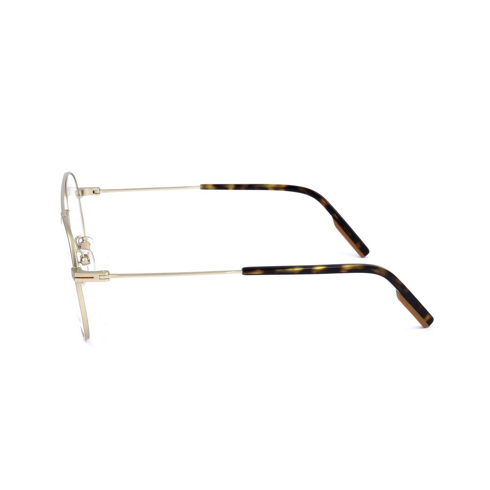 Ermenegildo Zegna Gold Glasses Frames for Men detail view