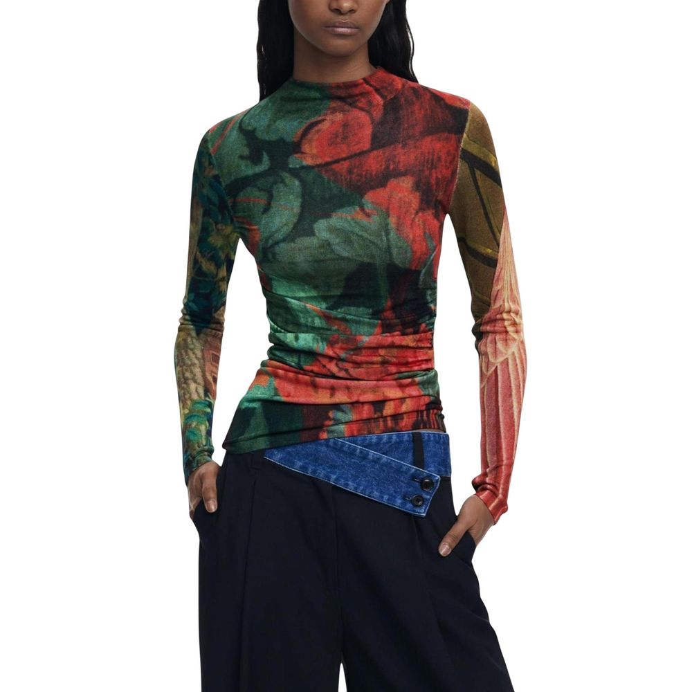 Desigual Multicolor Long Sleeve T-Shirt for Women