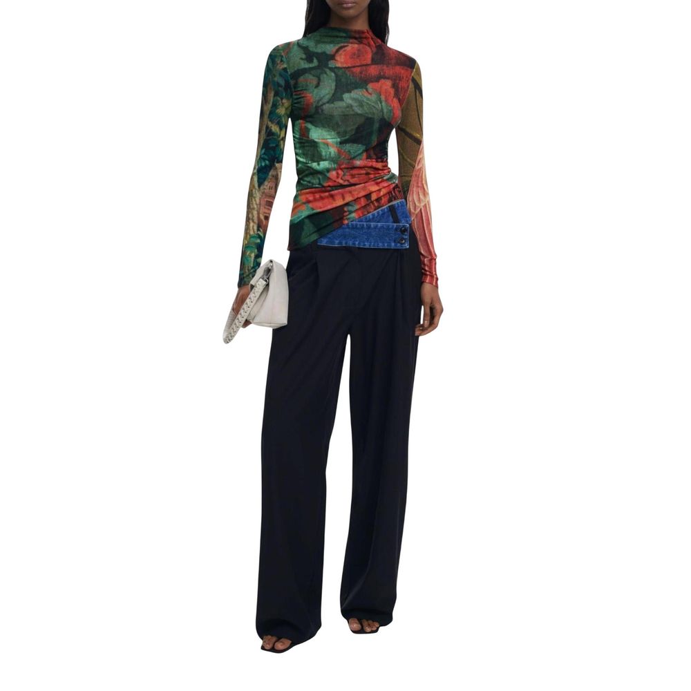 Desigual Multicolor Long Sleeve T-Shirt for Women alternate view