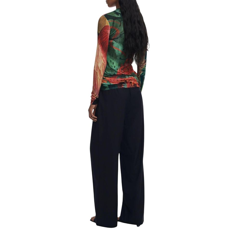 Desigual Multicolor Long Sleeve T-Shirt for Women detail view