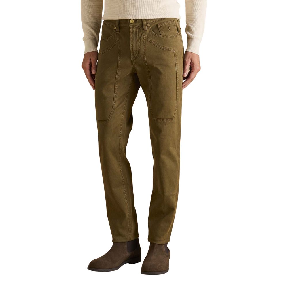 Jeans Skinny en Coton Marron Jeckerson