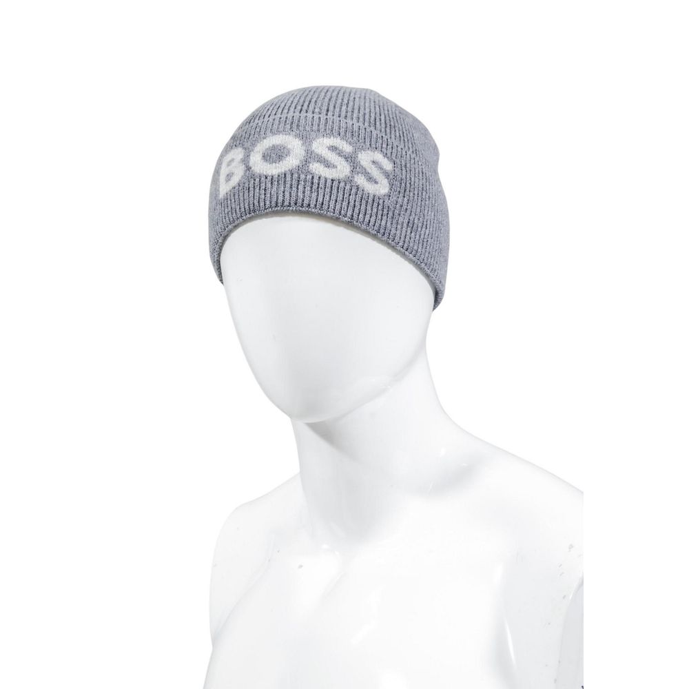 Hugo Boss Grey Baseball Cap for Men side view