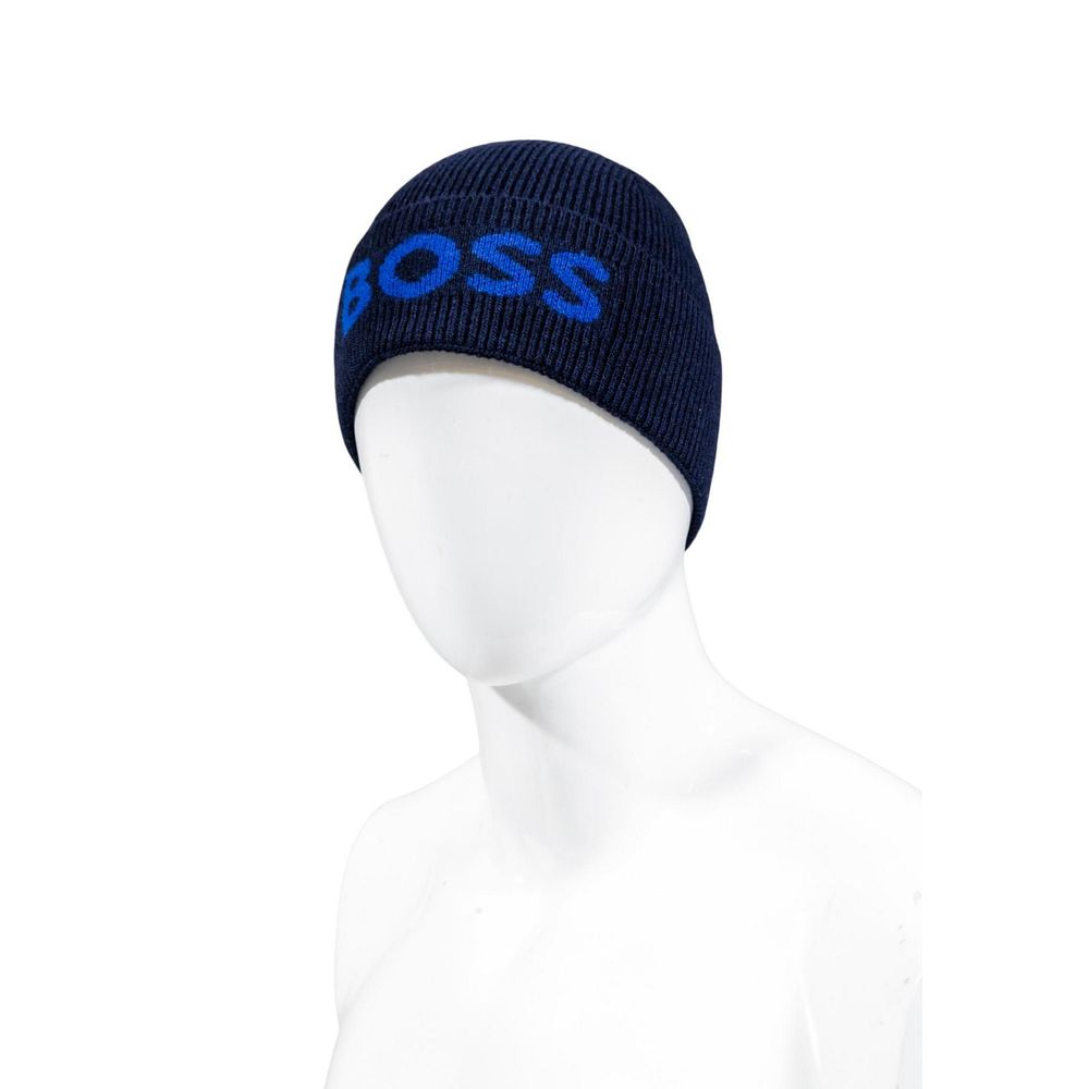 Hugo Boss Blue Baseball Cap for Men side view