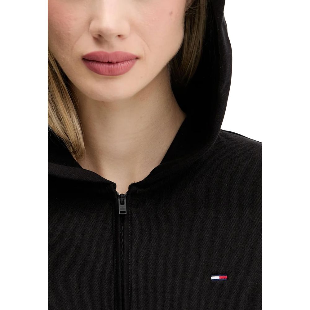 Tommy Hilfiger Jeans Black Hoodie for Women detail view