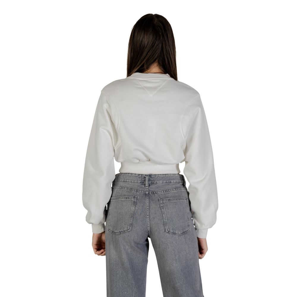 Sweat-shirt Tommy Hilfiger Jeans en coton recyclé crème