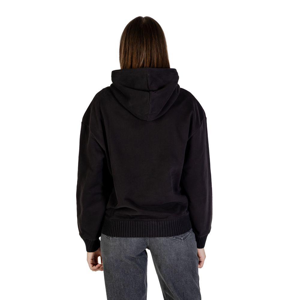 Sweat à capuche Calvin Klein Jeans en coton noir